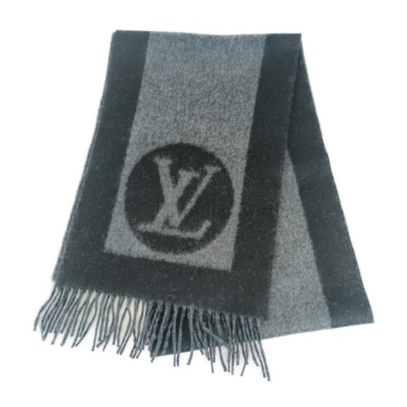 LOUIS VUITTON Black Scarf - Picture 1 of 6